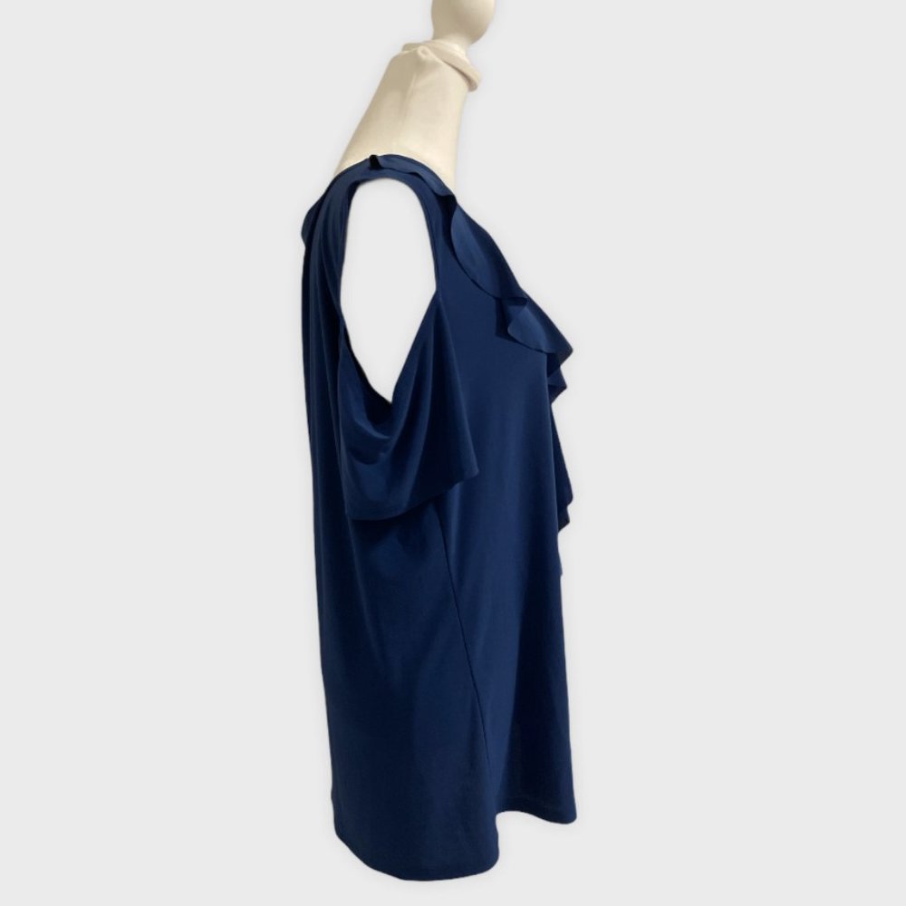 NWT Bleecker & McDougal Cold-Shoulder V-neck, XL - Picture 2 of 6
